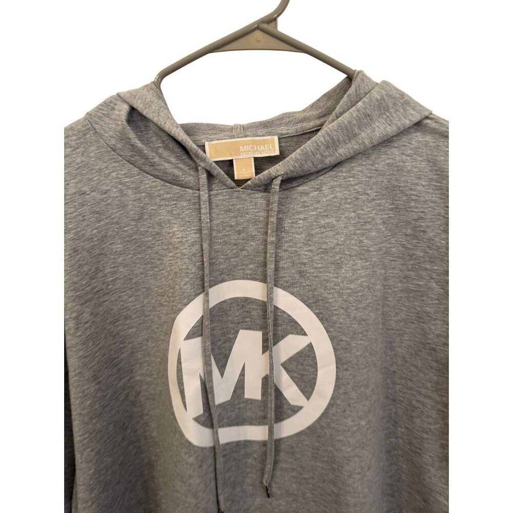 Michael Kors gray hoodie size large - Picture 2 of 3